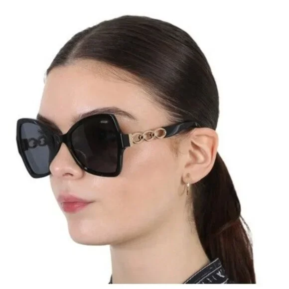 NEW MOSCHINO SUNGLASSES HAVANA GREY WOMEN EYEWEAR MOSCHINO MOSCHINO MOS162/S 0MVUHA Grey Azure/Brown Gradient 54-22-140  main image 3